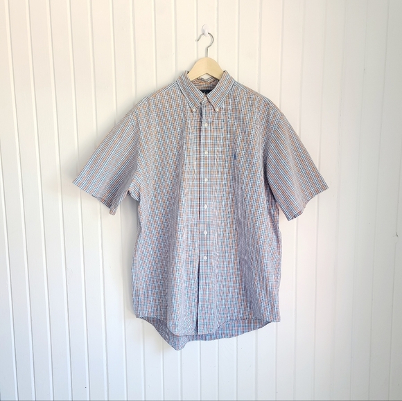 Ralph Lauren XL Classic Fit Men's Plaid Button Down Casual Shirt - Picture 1 of 7